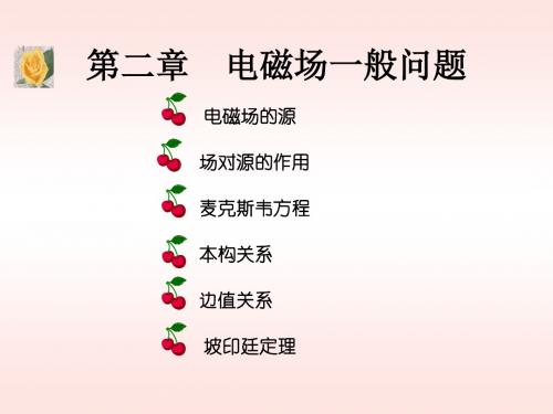 第二章电磁场一般问题