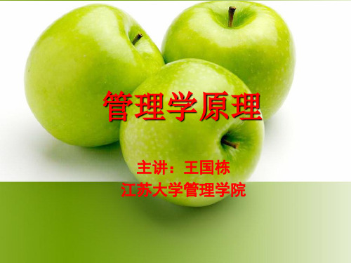 管理与管理学讲义(PPT 56页)
