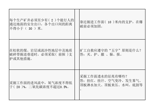 安全知识