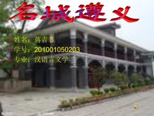 遵义介绍