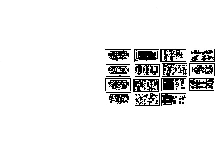 某六层框架结构住宅楼设计cad全套建施图纸（含设计说明，15张图）