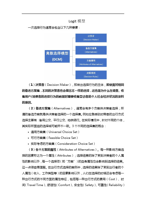 Logit模型原理