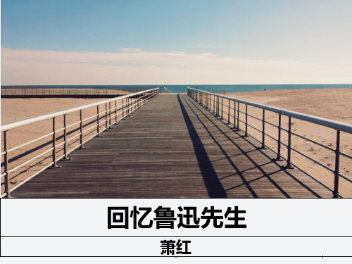 回忆鲁迅先生优秀PPT课件