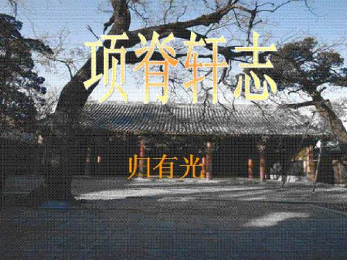 《项脊轩志人教版》PPT课件