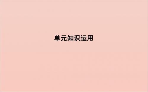 2020版高考英语一轮复习Module6FilmsandTVProgrammes单元知识运用课件外研版必修2