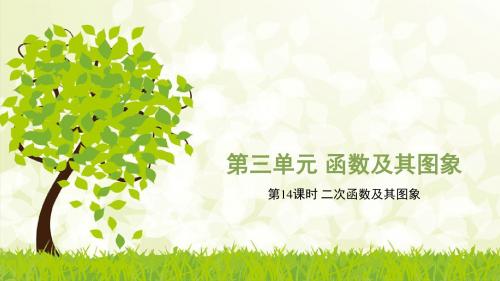 中考(安徽地区)数学复习(课件)3.4 二次函数 (安徽)