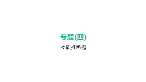 2021年中考化学总复习课件：专题(04) 物质推断题