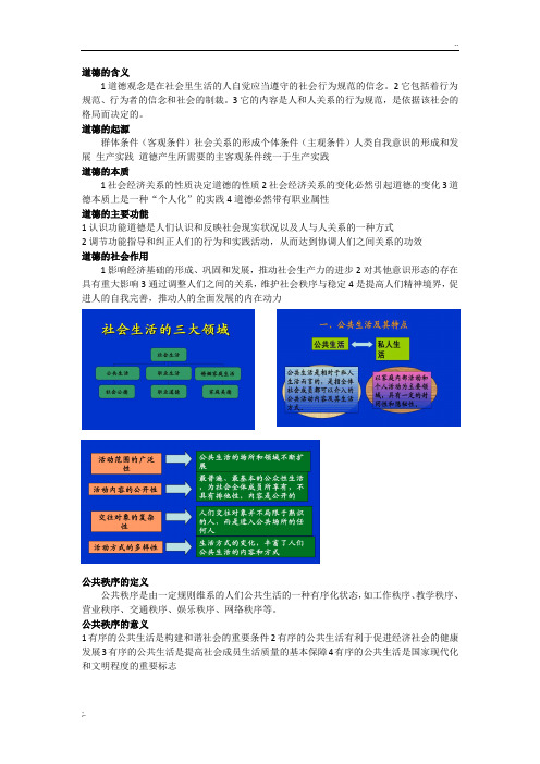 大学思修考试精华(知识点汇总)