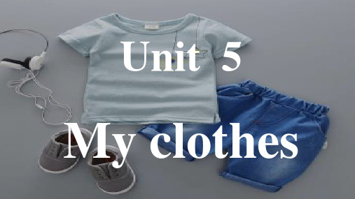 四年级下册英语课件-Unit 5 My clothes   人教PEP版 (1)