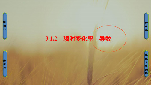 2018学年高中数学选修1-1课件：第3章 导数及其应用 3-1-2 精品