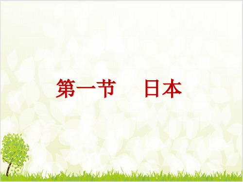 人教版《日本》精美版