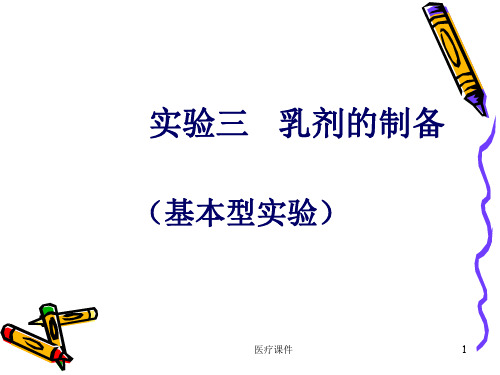 乳剂的制备(课件特选)