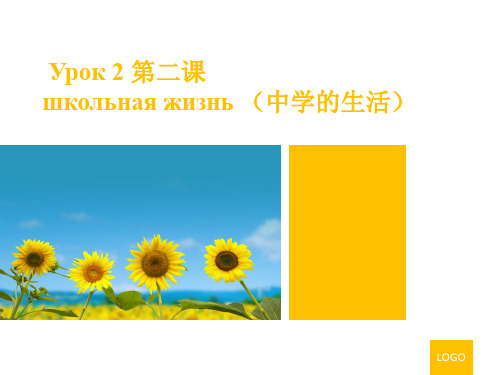 高中俄语必修一第二课课件讲解