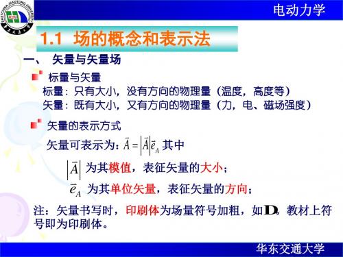 矢量分析复习