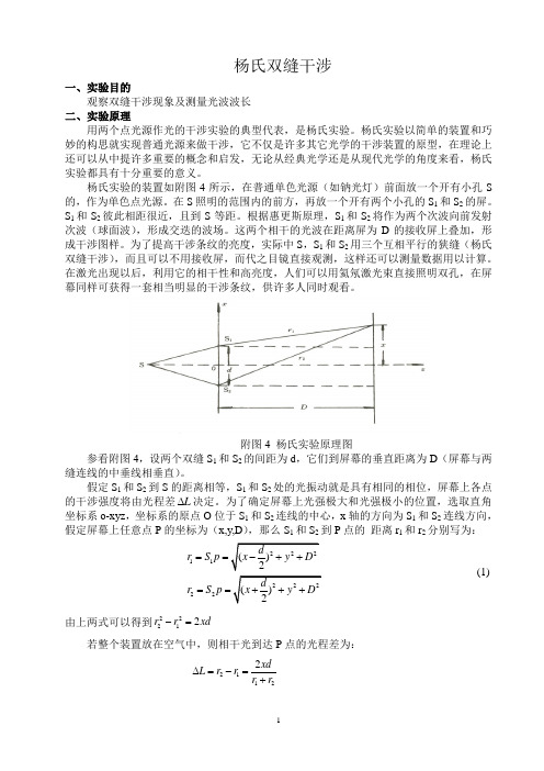 杨氏双缝干涉