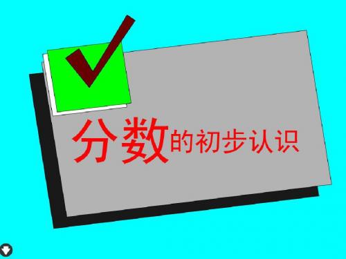 《分数的初步认识》ppt课件