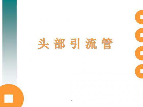 脑室及腰大池引流管护理PPT课件