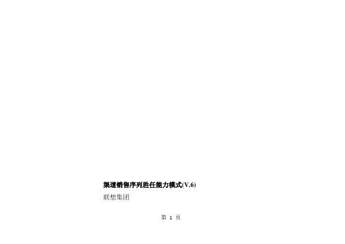 3187-联想渠道销售能力胜任模式-15页word资料