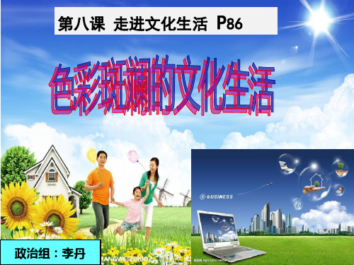 8.1《色彩斑斓的文化生活》最新公开课课件