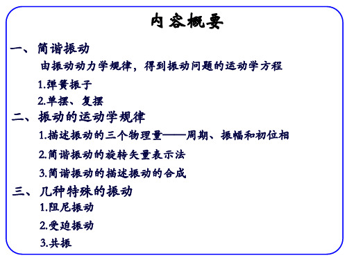 大学物理学  第六章  机械振动3