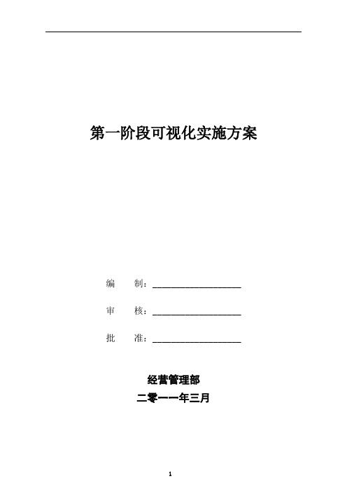 施工阶段化可视化推进表模板
