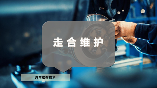 走 合 维 护