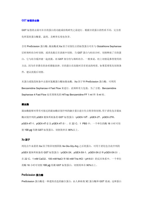 GST标签的去除