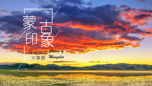 【精品】PPT模版全国旅游-内蒙古-3