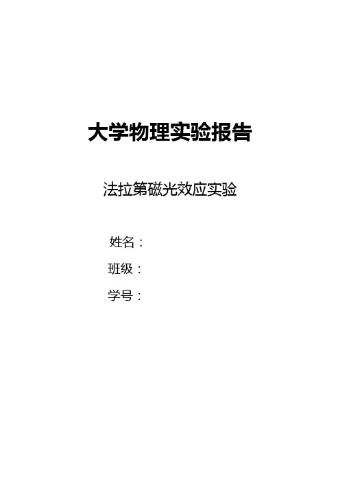 法拉第磁光效应打印版