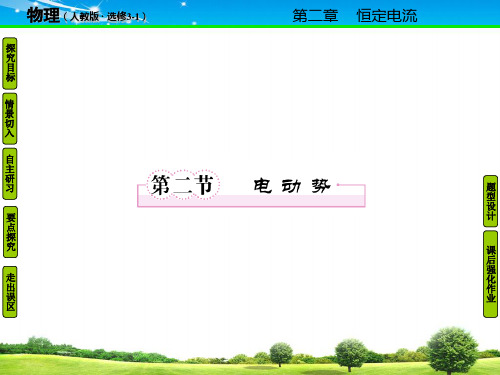 人教版选修【3-1】2.2-电动势【精品课件】