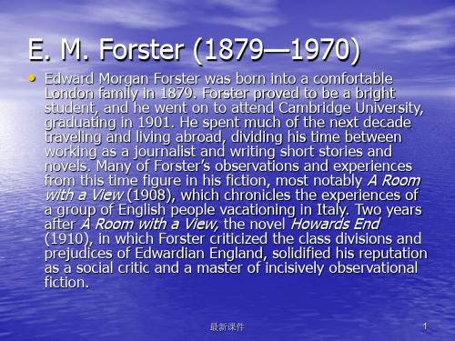 E. M. Forster