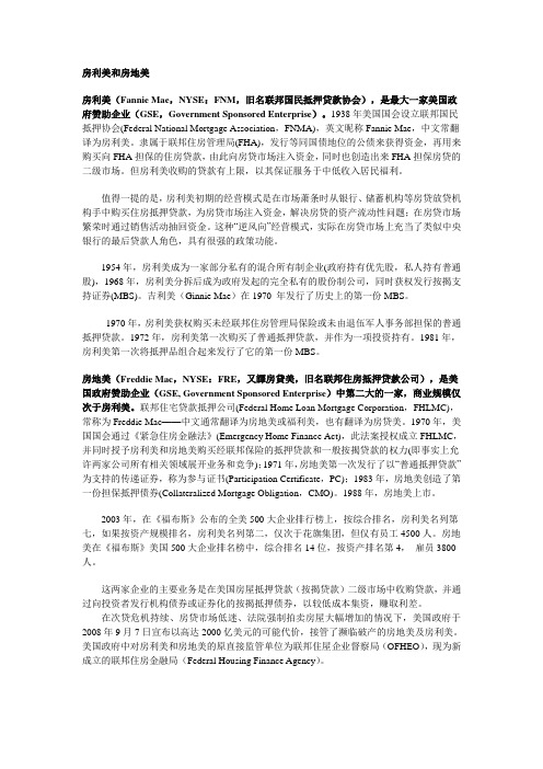 房利美和房地美 (2)