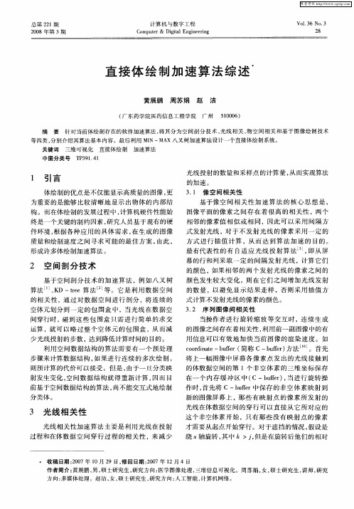 直接体绘制加速算法综述