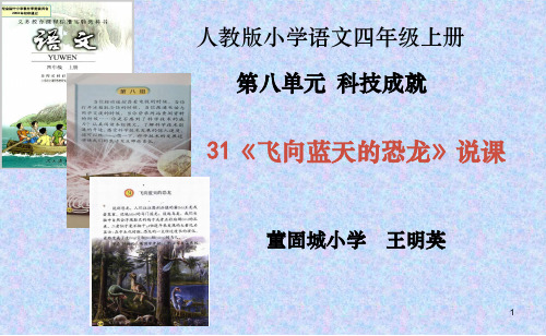 飞向蓝天的恐龙说课课件