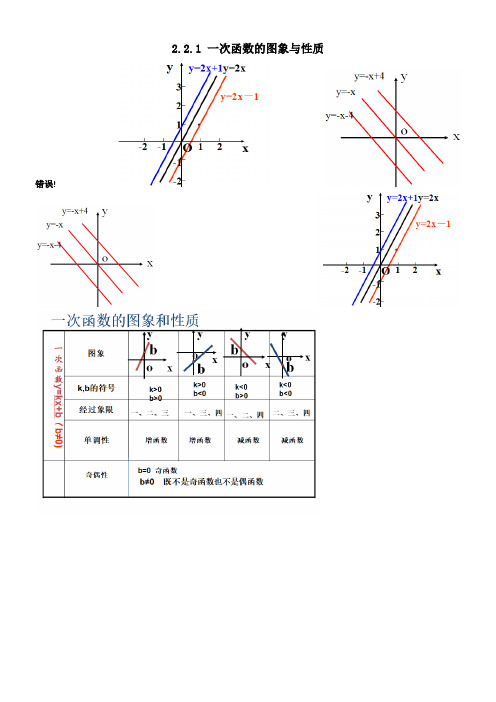 高中数学新人教版B版精品教案《人教版B高中数学必修1 2.2.1 一次函数的性质与图象》7