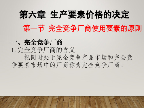 微观经济学第6章