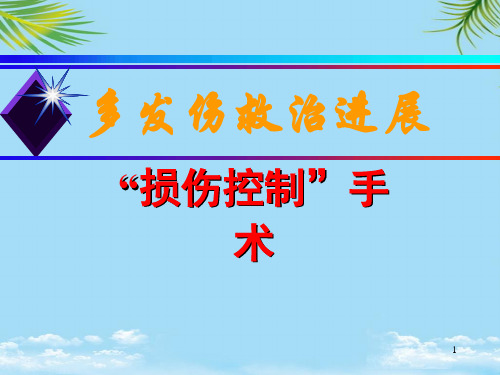 【优文档】损伤控制PPT