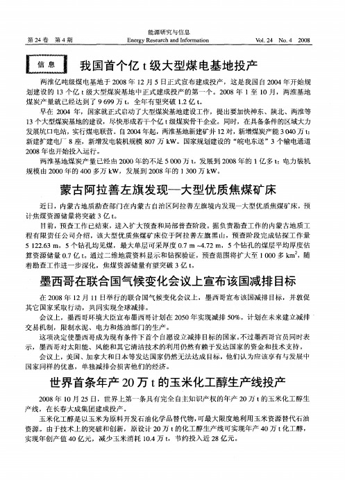 蒙古阿拉善左旗发现一大型优质焦煤矿床