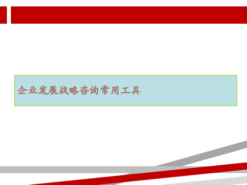 常用战略分析工具.ppt