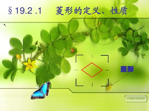 19.2.1菱形的定义和性质