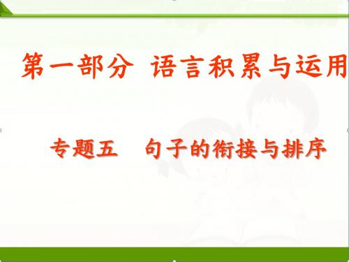 【中考语文】初三九年级复习：语言积累与运用课件(共14张PPT)