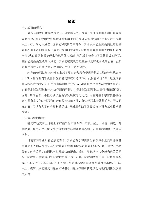 岩石学简明教程