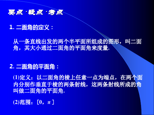 二面角(一)PPT课件