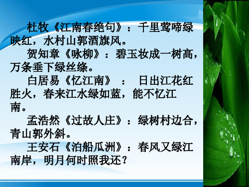 高一语文人教版必修2：囚绿记课件(共29张PPT)
