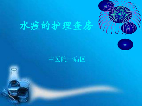 水痘的护理查房 ppt课件