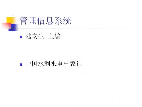 管理信息系统mis04
