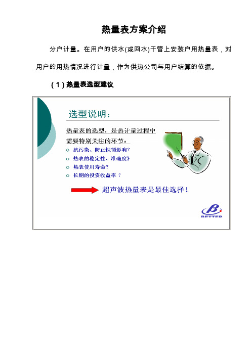 超声波热量表方案