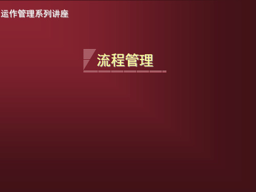 企业公司流程管理案例大全