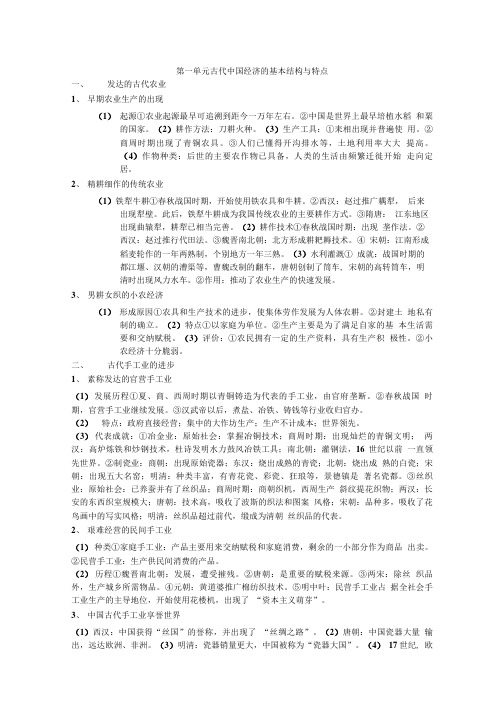 历史必修二知识点归纳.doc
