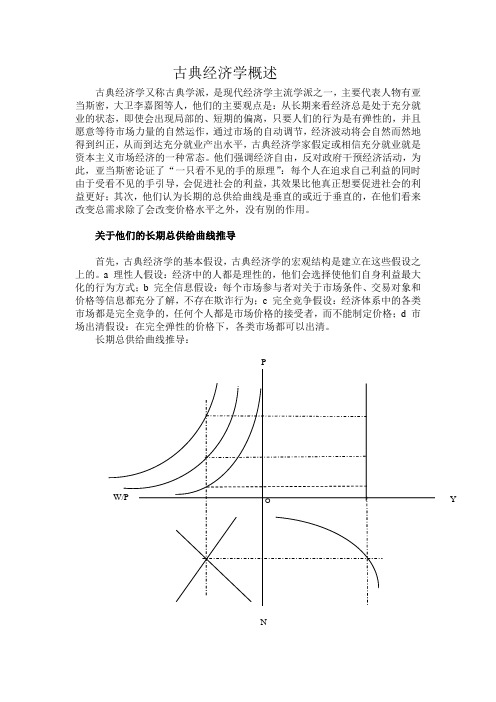 古典经济学概述